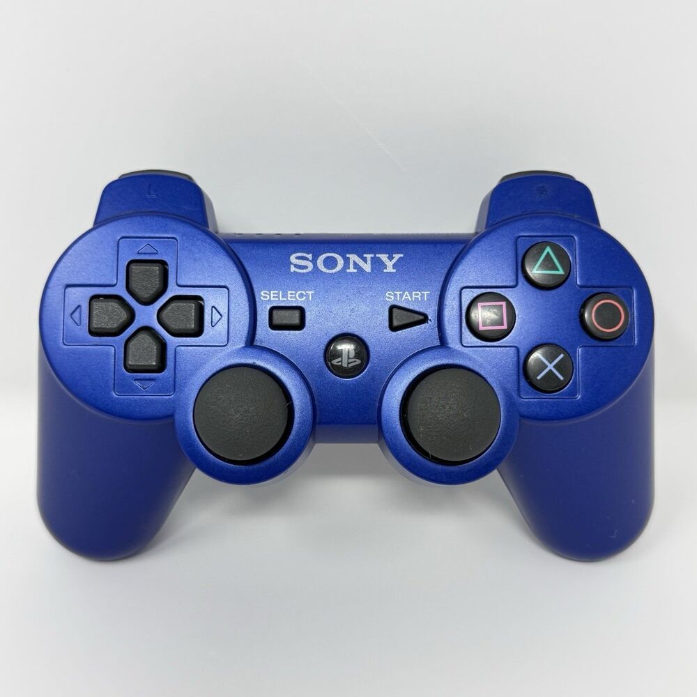 Sony PS3 DualShock 3 Wireless Controller Blue CECHZC2U OEM Tested